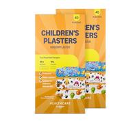 Healthcare By Amazon Children's Plasters 40 Plasters (Pack of 2) (Previously a Amazon Basic Care Brand, Same Product)