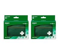 Healthcare by Amazon First Aid Kit, 56 Pieces, Green (Pack of 2) (Previously a Amazon Basic Care Brand, Same Product)