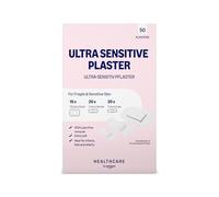 Healthcare by Amazon Ultra Sensitive Plasters, Hypoallergenic - Gentle Adhesion for Babies, Children & Elderly, Assorted Sizes, 50 Count (Previously Amazon Basic Care - Packaging May Vary)