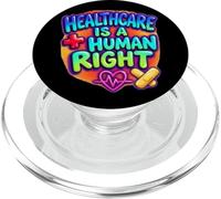 Healthcare Is a Human Right Statement Design PopSockets PopGrip for MagSafe