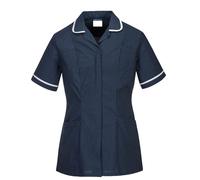 Healthcare Navy Polka Dot Tunic Uniform Nurses Carer Beauty Work Top Size XXXL