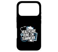 Healthcare Runs On Teamwork Medical Quote Case for iPhone 17 Pro