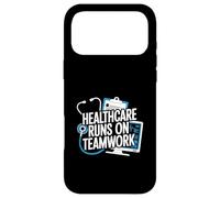 Healthcare Runs On Teamwork Medical Quote Case for iPhone 17 Pro Max
