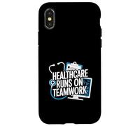 Healthcare Runs On Teamwork Medical Quote Case for iPhone X/XS