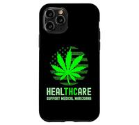 HealTHCare THC Pot Leaf Support Medical Marijuana Case for iPhone 11 Pro