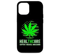 HealTHCare THC Pot Leaf Support Medical Marijuana Case for iPhone 12/12 Pro