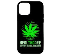 HealTHCare THC Pot Leaf Support Medical Marijuana Case for iPhone 12 mini