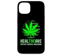 HealTHCare THC Pot Leaf Support Medical Marijuana Case for iPhone 13