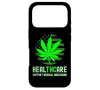 HealTHCare THC Pot Leaf Support Medical Marijuana Case for iPhone 17 Pro