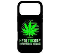 HealTHCare THC Pot Leaf Support Medical Marijuana Case for iPhone 17 Pro Max