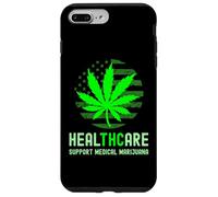 HealTHCare THC Pot Leaf Support Medical Marijuana Case for iPhone 7 Plus/8 Plus