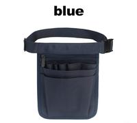 Healthcare Utility Belt Waist Bag for Nurses and Dentists Adjustable Oxford Cloth Design with 8 Pockets and Quick Release Buckle for Convenient Tool Storage and Access(Blue)