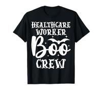 Healthcare Worker Nurse Crew Witch Spooky Halloween T-Shirt