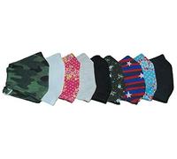 Healthcare World Children's Washable Reusable Fabric Face Masks - Choose from 10 Designs (Black Spotty)