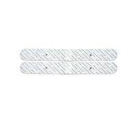 Healthcare World Extra Long TENS Electrode Pads (33x4cm, 1 Pair) - Reusable Self-Adhesive Electrodes for Back Pain Relief - 3.5mm Snap Connector - Compatible with Beurer, Sanitas TENS Devices