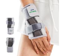 Healthcare World Palm Support Brace - Adjustable Wrist & Hand Compression Wrap for Carpal Tunnel, Arthritis, RSI, Sprains & Joint Pain - Lightweight, Breathable Wrist Stabilizer for Work & Sports