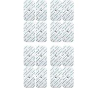 Healthcare World TENS Electrode Pads 5x10cm(16-Pack)- Self-Adhesive with 3.5mm Stud Connection for Muscle Stimulation & Pain Relief, Compatible with Beurer, Sanitas, Boots, Kinetik TENS Devices
