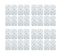 Healthcare World TENS Electrode Pads 5x10cm(32-Pack)- Self-Adhesive with 3.5mm Stud Connection for Muscle Stimulation & Pain Relief, Compatible with Beurer, Sanitas, Boots, Kinetik TENS Devices