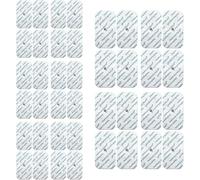 Healthcare World TENS Electrode Pads 5x10cm(40-Pack)- Self-Adhesive with 3.5mm Stud Connection for Muscle Stimulation & Pain Relief, Compatible with Beurer, Sanitas, Boots, Kinetik TENS Devices
