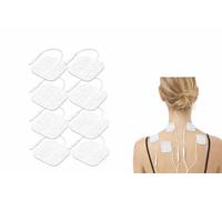 Healthcare World TENS Machine Electrode Pads (Pack of 8)- 5x5cm Prewired One Time use Self-Adhesive TENS Patches for Back & Neck Pain Relief - Compatible with TensCare, Neurotrac & Auvon