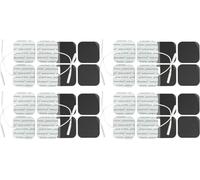 Healthcare World TENS Pads 4x4cm Replacement Self Adhesive Reusable Electrode Pads for TENS Machines Compatible with NeuroTrac Auvon Medfite GHTENS Electrotherapy Pads for Back Shoulder & Knee Pain 16