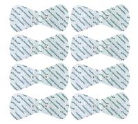 Healthcare World Wireless TENS Electrode Pads Self-Adhesive Gel Pads with 3.5mm Stud Connection Butterfly Shaped Pads Compatible with Beurer, Sanitas, KTR-2492 and Yucen Tens Machines - 4 Pairs