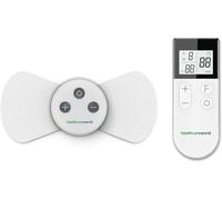 Healthcare World Wireless TENS Machine for Pain Relief - Portable Nerve Muscle Stimulator with 15 Modes & 16 Intensity Levels - Rechargeable TENS Unit 2 Self-Adhesive Pads for Back Neck & Knee Therapy