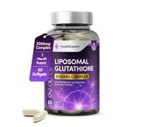 HealthEssent Liposomal Glutathione, Superior Bioavailability 2000mg Blend, with Proprietary Antioxidant Complex - Hyaluronic Acid, Alpha Lipoic A