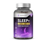 HealthEssent Sleeping Tablets with Magnesium Glycinate, Valerian Root, Lemon Balm Leaf and L-Theanine | Melatonin Predecessor Complex 3820mg for Restful Sleep, Vegan and Tested for Adults - 60 Tablets