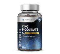 HealthEssent Zinc Picolinate 25mg + Copper 1mg 120 Vegan Capsules 4 Month