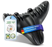 Healthfix® Neck Stretcher - Cervical Traction Device for Neck Pain Relief | Neck & Shoulder Relaxer | Orthopaedic Neck Cloud Pillow & Posture Corrector (Black)