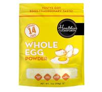 Healthier Comforts Whole Egg Powder, Pure Dried Whole Eggs, Pasteurized, Ready to Eat, Gluten Free, Made in USA, Perfect for Baking, Camping, Hiking, Meal Prep