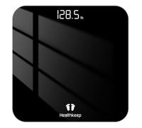Healthkeep Scale for Body Weight - Digital Bathroom Scale with High Precision, Weighing Scales LED Backlight Display and Step-On, Accurate Scale with 8mm Tempered Glass, 400lb