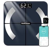 Healthkeep Scales For Body Weight With App 13 Composition Metrics, Digital Bathroom Bluetooth Weighing Scale, Compatible Ios