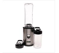 HealthKick 350w Personal Sports Blender with 600ml and 300ml Cups - Flip-to-go Lid/Fresh Seal Lid - Anti-Slip Silicone Feet - K3202 - Stainless Steel