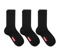 Healthknit Crew Sock - 3 Pack Black