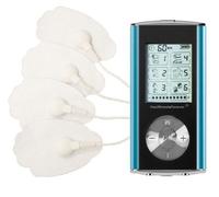 Healthmateforever 6 Modes Pain Relief Electro Therapy Machine, Handheld Electric Impulse Massager Mini Electric Impulse Body Massager Pain Relief Management Machine Devices Blue