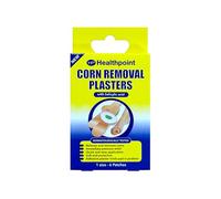 Healthpoint Corn Removal Plasters, Relieves and Removes Corns, Immediate Pressure Relief, Quick and Easy Application, Soft and Protective, Dermatologically Tested, 1 Size, 6 Patches