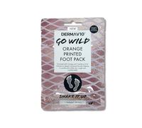 Derma V10 Go Wild Orange Printed Foot Pack - Pink