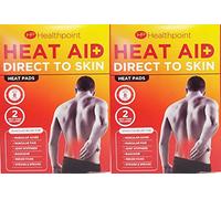 Healthpoint Heat Aid Direct to Skin Heat Pads for Aches, Pain, Stiffness, Backache, Period Pains. Strains & Sprains Twin Pack