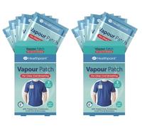 Healthpoint Vapour Patches 2 Pack - Natural Congestion Relief Peppermint Eucalyptus Pine Rosemary - 8 Hour Nasal Decongestant Coughs Colds Sleep - Breathing Patches Adults, Children + Cheeroo Magnet