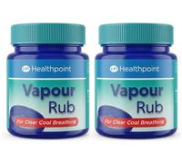 Healthpoint Vapour Rub - Vapor Rub for Coughs Colds and Nasal Congestion - Camphor Menthol Eucalyptus Ointment - Cold and Flu Relief for Clear Cool Breathing Suitable for Whole Family + Cheeroo Magnet