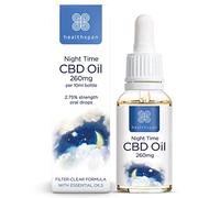 Healthspan 260mg Night Time CBD Oil Drops | with Chamomile, Hops, Lavender and Lemon Balm | Vegan