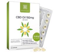Healthspan 192mg CBD Oil Capsules | 30 Capsules | Added Vitamin D3