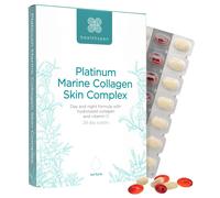 Healthspan Platinum Marine Collagen Skin Complex (28 Day Supply) | Slow Signs of Ageing | Premium Day & Night Formula | Highly Absorbable Collagen | Dermavol Improves Skin Tone & Overall Appearance