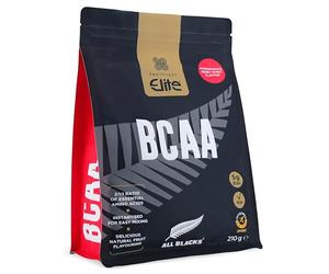 Healthspan Elite All Blacks BCAAs | Pomegranate Berry Burst Flavour | 5g BCAAs for Post-Workout Recovery| 2:1:1 Ratio Backed by Science | L-Leucine, L-Isoleucine, and L-Valine