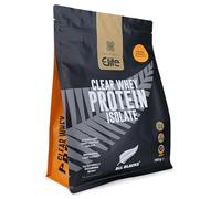 Healthspan Elite All Blacks Clear Whey Protein Isolate, 750g, 27 Servings | Orange & Mango Flavoured | 22g hydrolysed whey Protein Isolate per Serving | 5g BCAAs