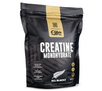 Healthspan Elite All Blacks Creatine Monohydrate (500g) | Increase Physical Performance & Intensity | Use During Exercise, or Pre/Post-Workout | Unflavoured | Vegan