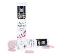 Healthspan Elite Electrolyte Tablets (40 Tablets) | Berry Burst Flavour | Activ Hydrate | Replenish Electrolytes - Sodium, Calcium, Potassium & Magnesium | All Blacks Partner