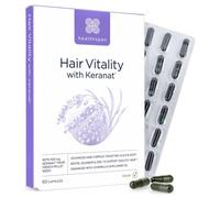 Healthspan Hair Vitality with Keranat (60 Capsules) | Advanced hair complex | Powered by 300 mg Keranat | Support hair and scalp health and longevity | Added hair heroes: biotin, selenium and zinc